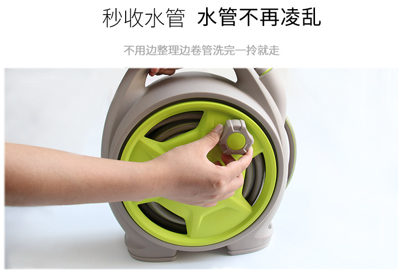解放陽臺與車庫 家用高壓水槍收納架，讓沖車澆花徹底告別凌亂